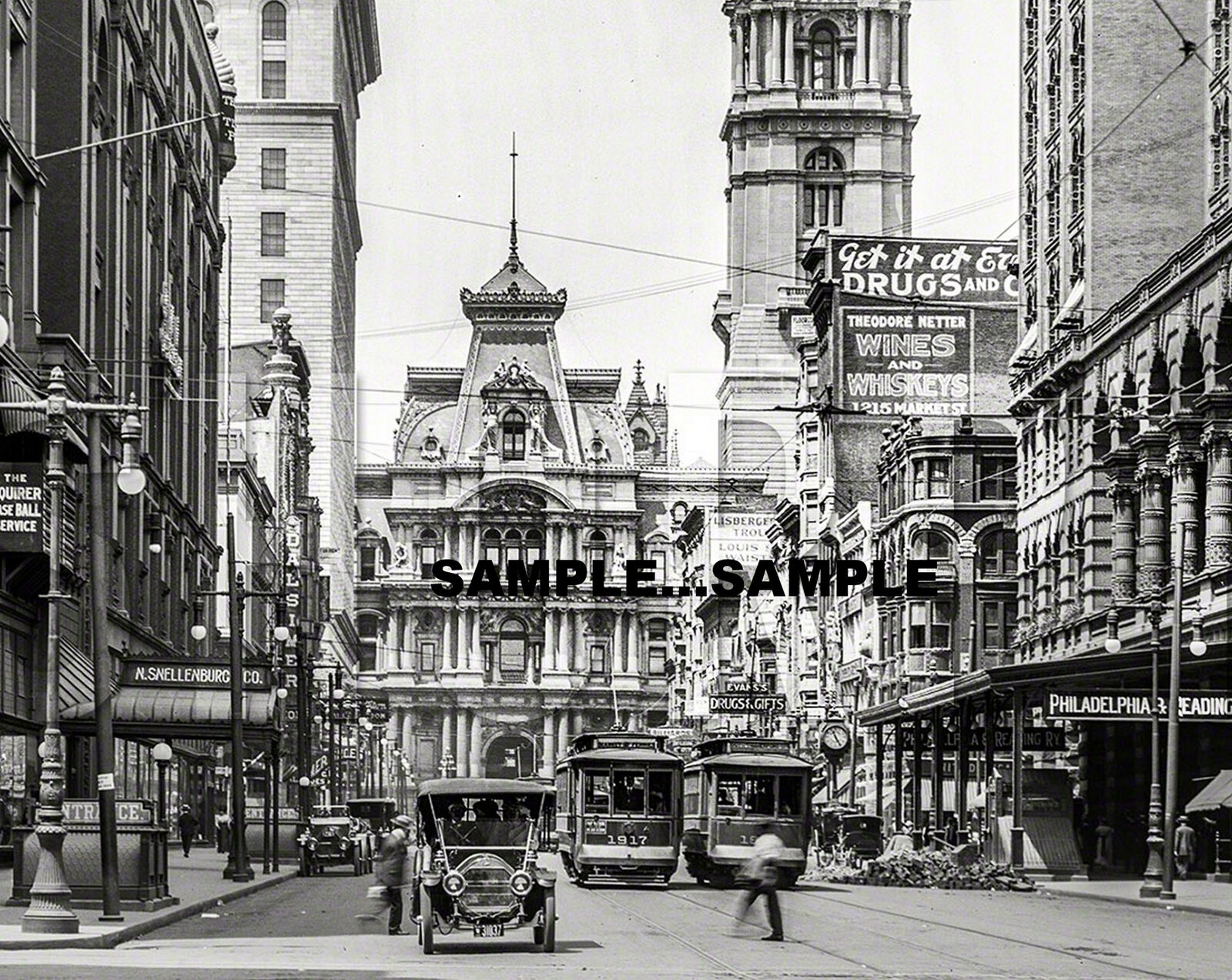 1912 City Hall PHILADELPHIA Photo