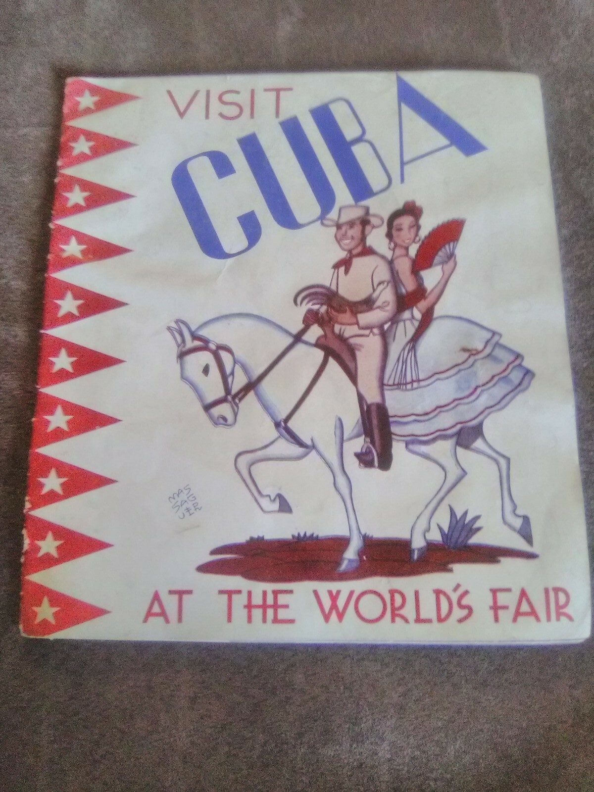 RARE Vintage Visit Cuba at the Worlds Fair OFFICIAL GUIDE Booklet READ