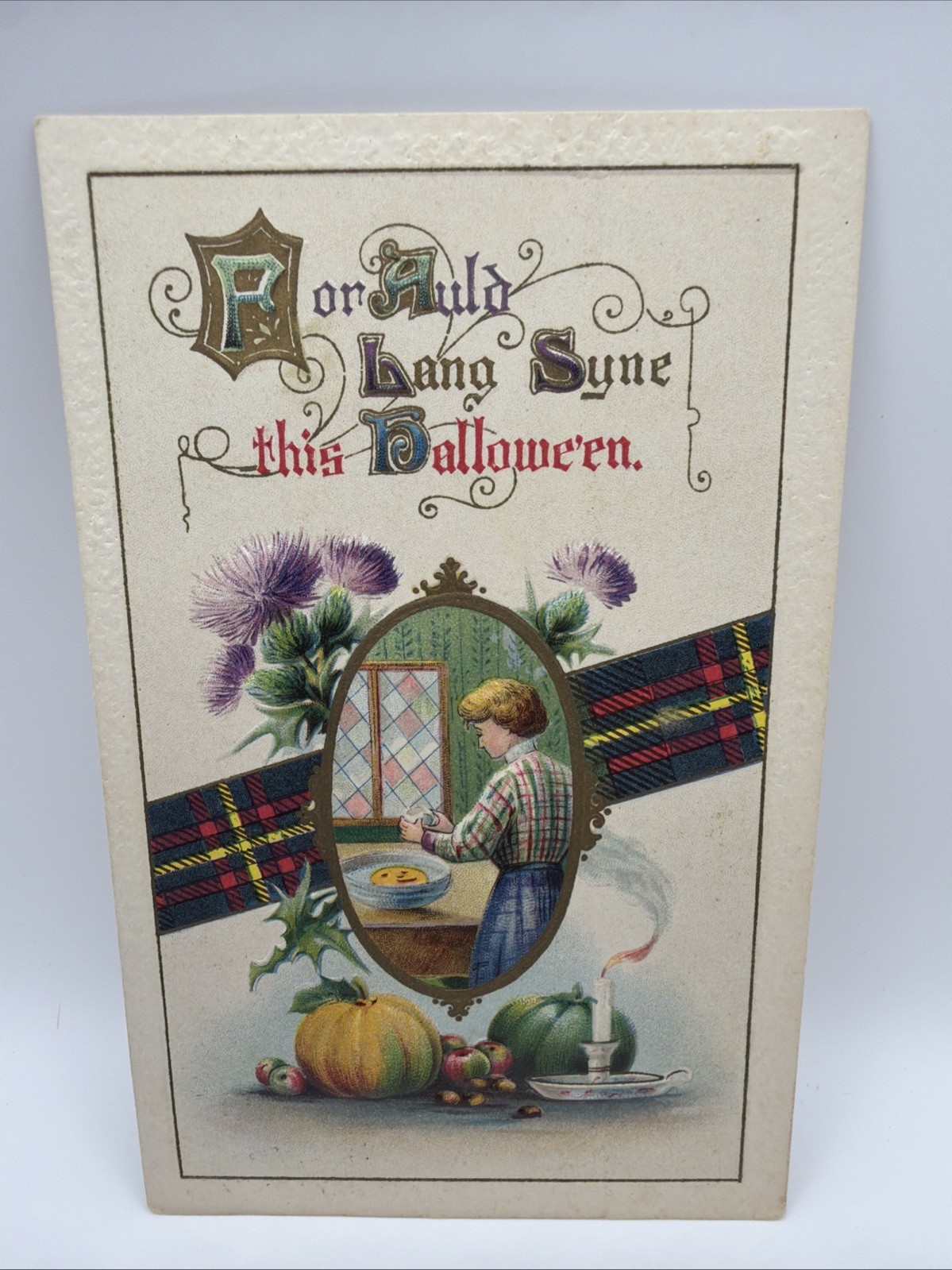 Vintage/ Antique 1908-1915 Halloween Greeting Postcard • Gottschalk Vintage/ Antique 1908-1915 Halloween Greeting Postcard • Gottschalk