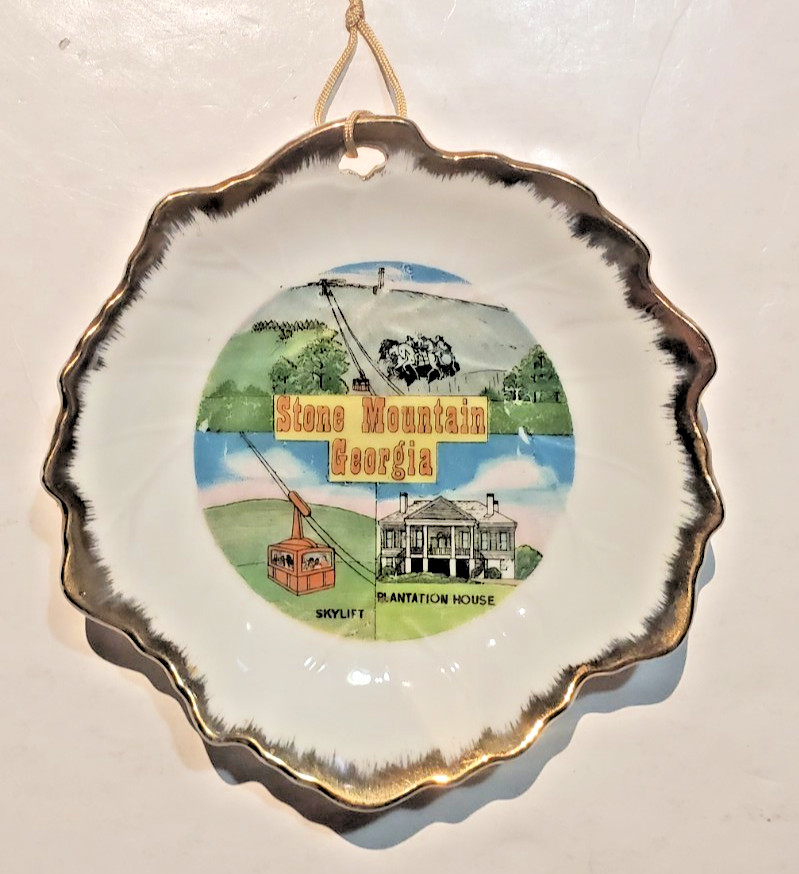 Vintage Stone Mountain Georgia Souvenir Plate