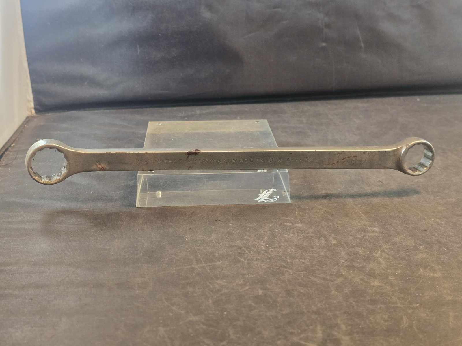 Vintage Plomb WF-83 12-pt Box End Wrench 7/8-3/4
