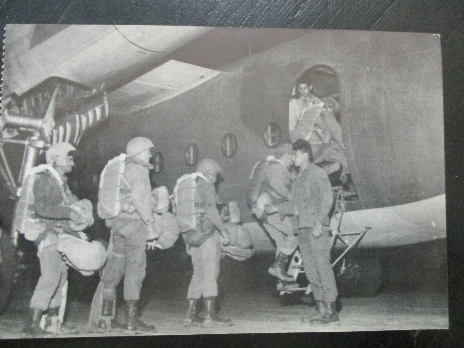 A vintage post card: I.D.F.,Israeli Paratrooper brigade, Israel, 60\'s. E8 A vintage post card: I.D.F.,Israeli Paratrooper brigade, Israel, 60\'s. E8