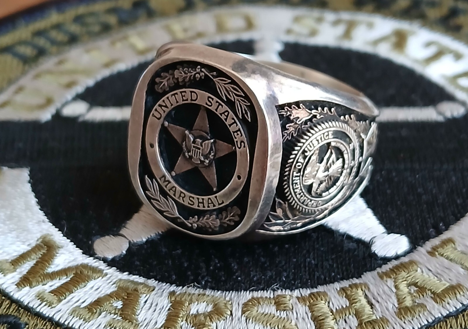 US Marshals Shield Ring US Marshals Shield Ring
