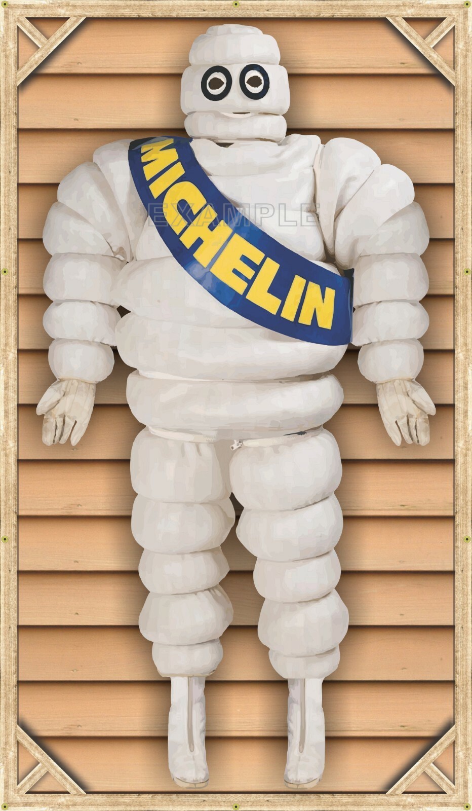Michelin Man Bibendum Costume Replica Remake Printed Prop Banner Wall Mural Art