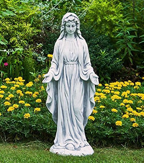 TOETOL Virgin Mary 29.9 Inch Outdoor Statue Religious Blessed Mother Garden 
