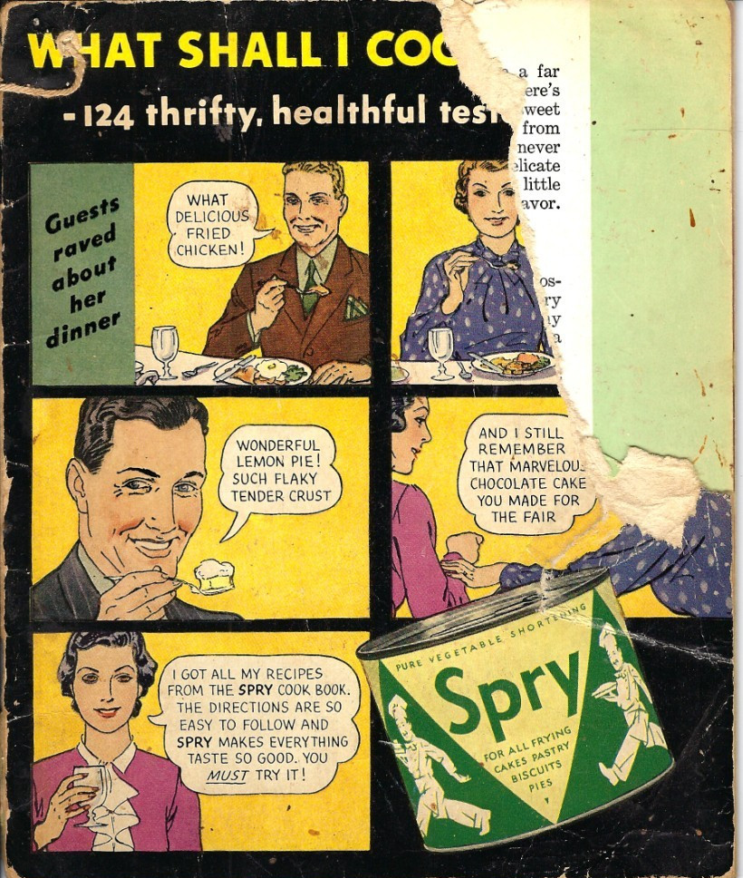 Vintage 1935 Spry Shortening 124 Recipes What Shall I Cook Today? 48 Pages Bklt