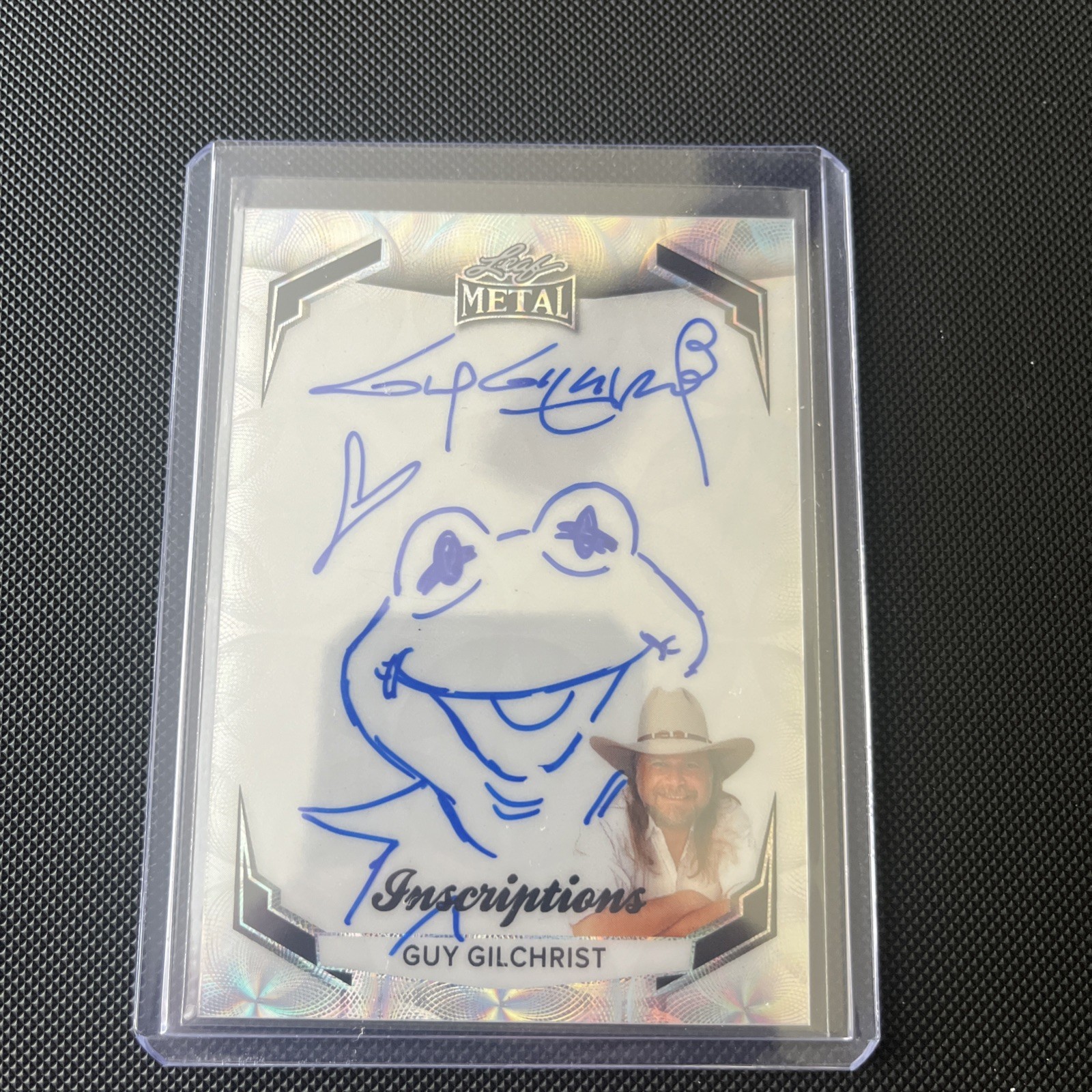 Guy Gilchrist 2025 Leaf Metal Inscriptions sketch Auto Kermit The Frog 4/149