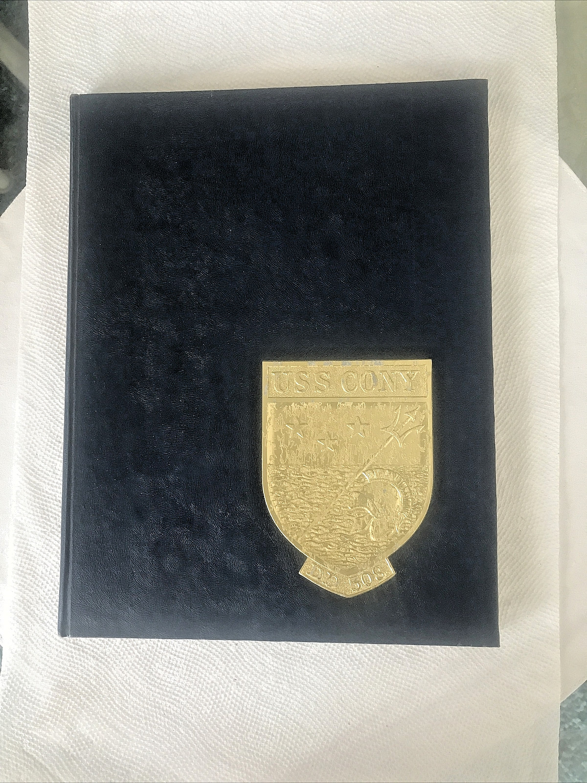 Vintage  Cruise Book USS CONY 1966  Med Red Sea owned by Commander Thiele