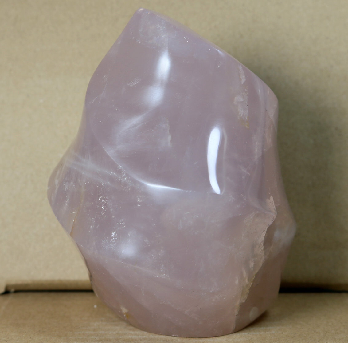 2.17lb Amazing Unique Natural Pink Rose Freeform Crystal Reiki Statue Madagascar