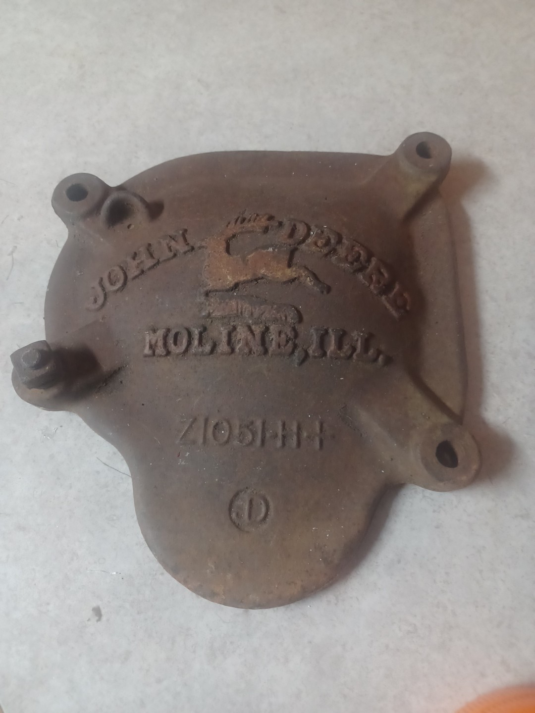 John Deere Cast Iron Equipment Part Antique