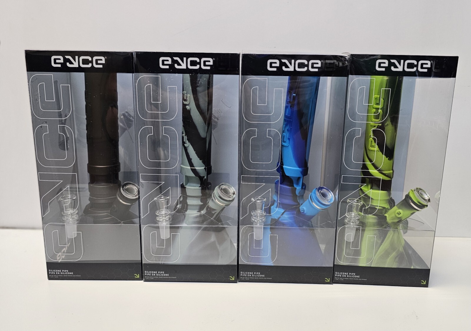 Eyce - 12'' Silicone Beaker Water Pipe + w/Stash 