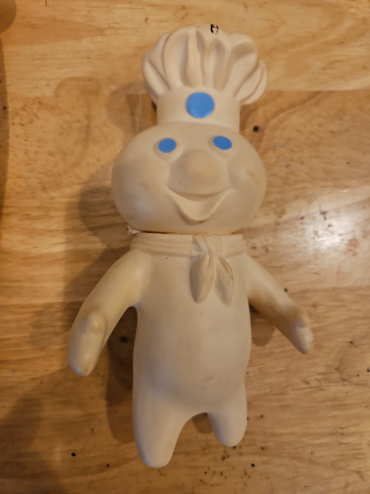 Vintage 1971 Pillsbury Dough Boy Squeeze Toy, Made In U.S.A.