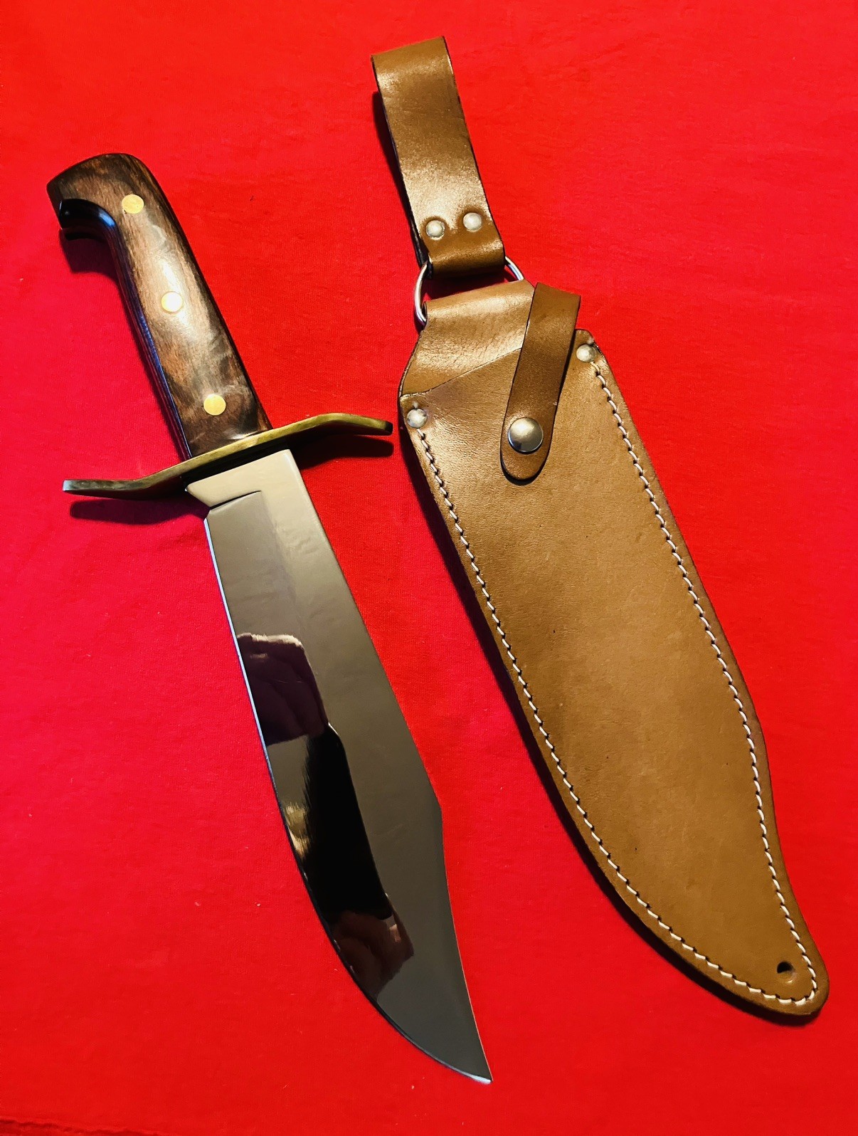 1989 Western USA W49 M Bowie Knife w/ Original Sheath. 