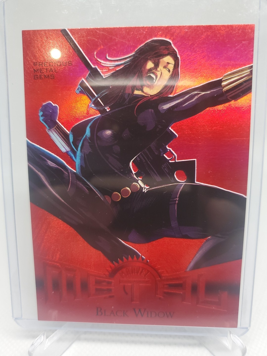 2023-24 Skybox Marvel PMG Red Black Widow /100