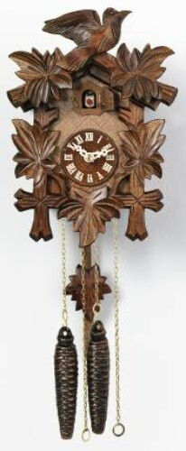 NEW Quality hand-carved *all mechanical* German cuckoo clock 11-09 