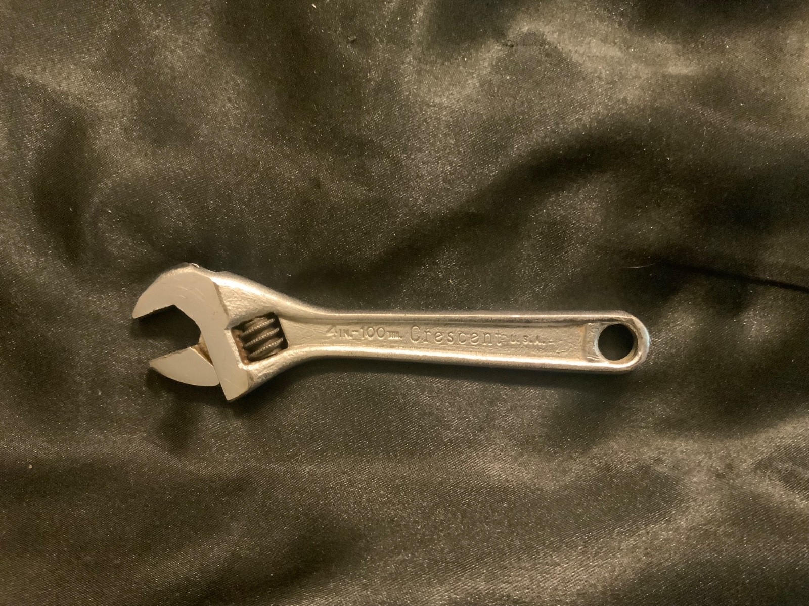 Vintage Crescent 4 inch adjustable wrench Chrome USA Marked 87 likely Jamestown Vintage Crescent 4 inch adjustable wrench Chrome USA Marked 87 likely Jamestown