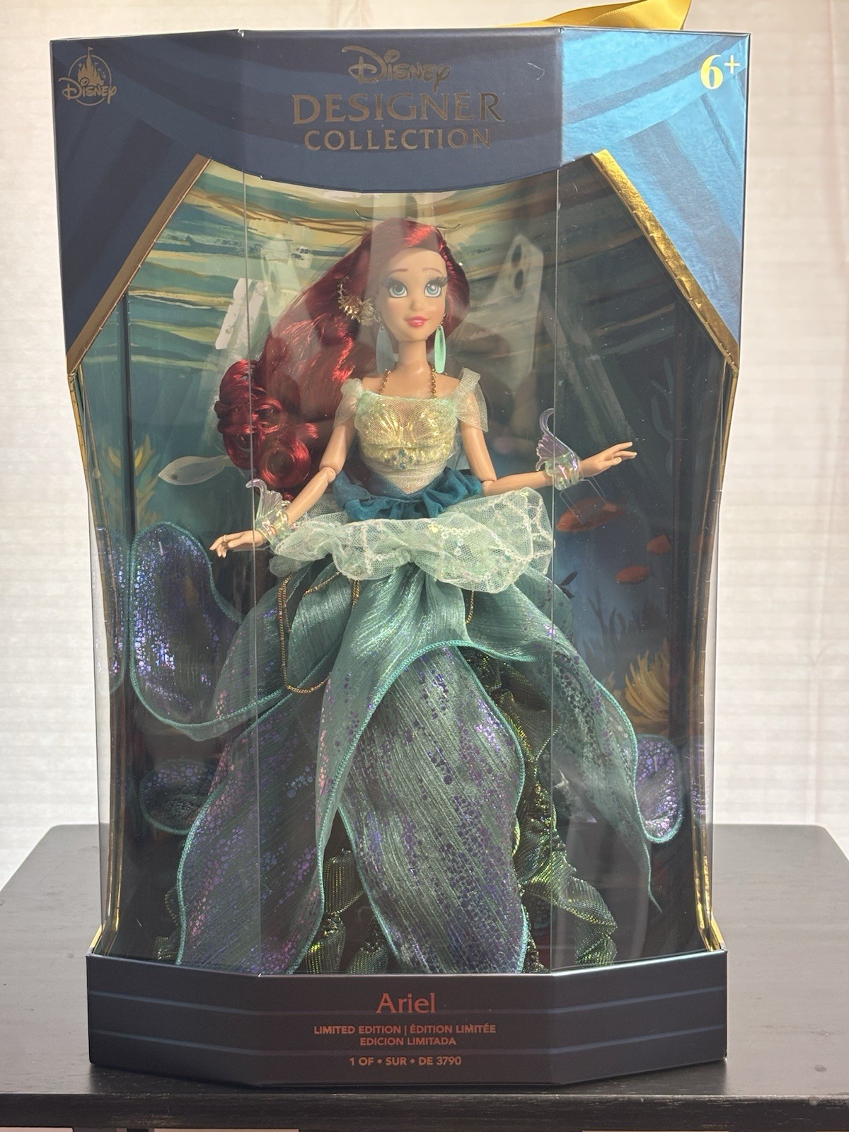 IN HAND 2026 Disney Designer Collection The Little Mermaid Ariel LE Doll NEW