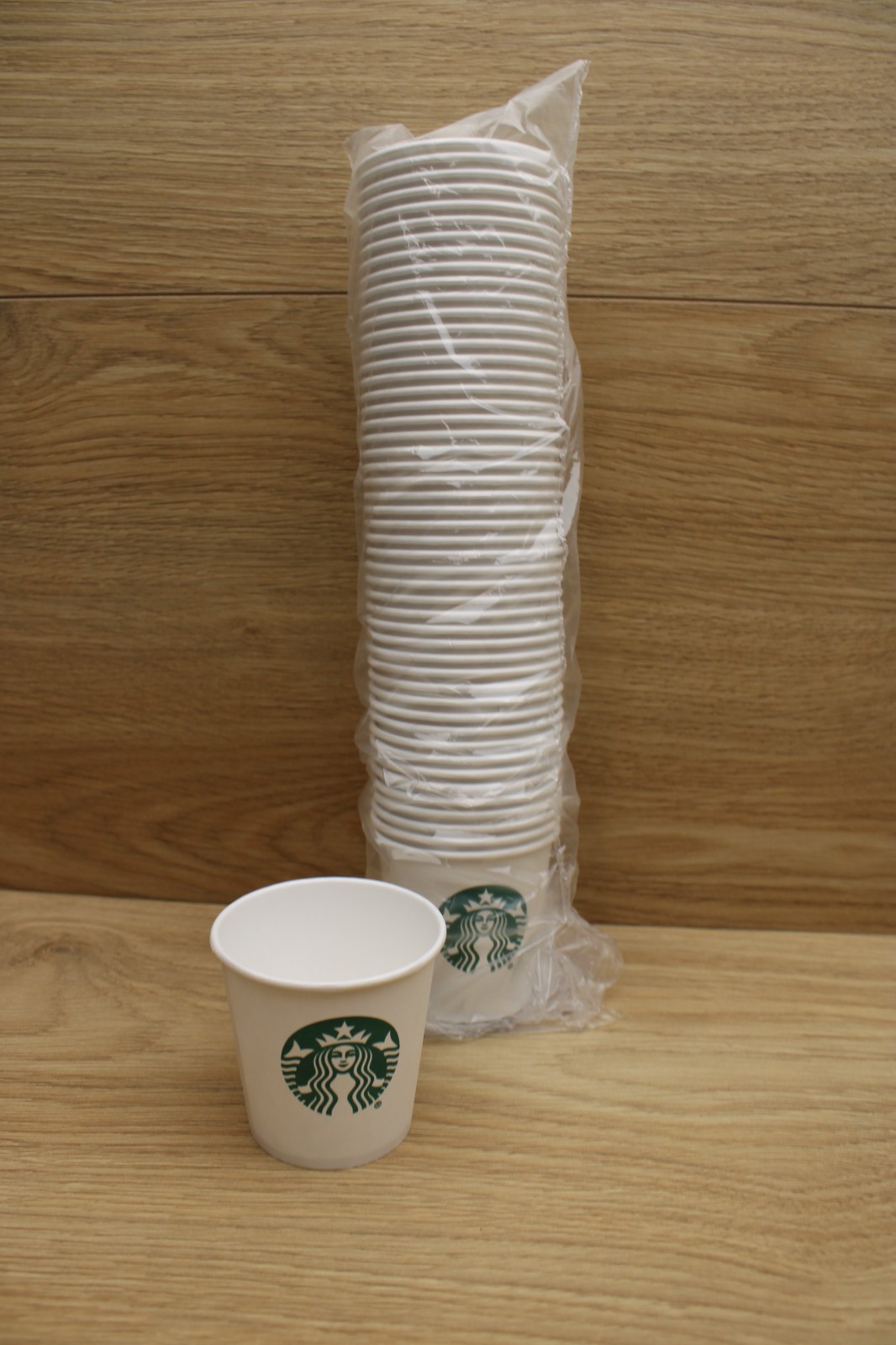NEW Stack of 50 Hot Starbucks SBX Paper Cups 4oz Bulk PACTIV EVERGREEN USA NEW Stack of 50 Hot Starbucks SBX Paper Cups 4oz Bulk PACTIV EVERGREEN USA