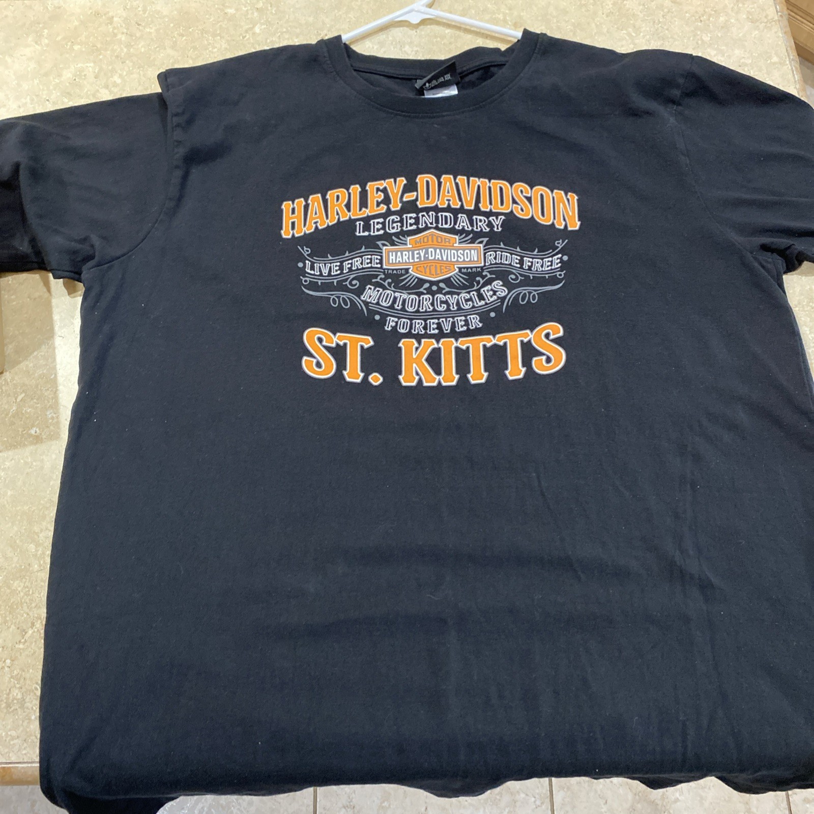 Harley Davidson St Kitts T Shirt 3XL 