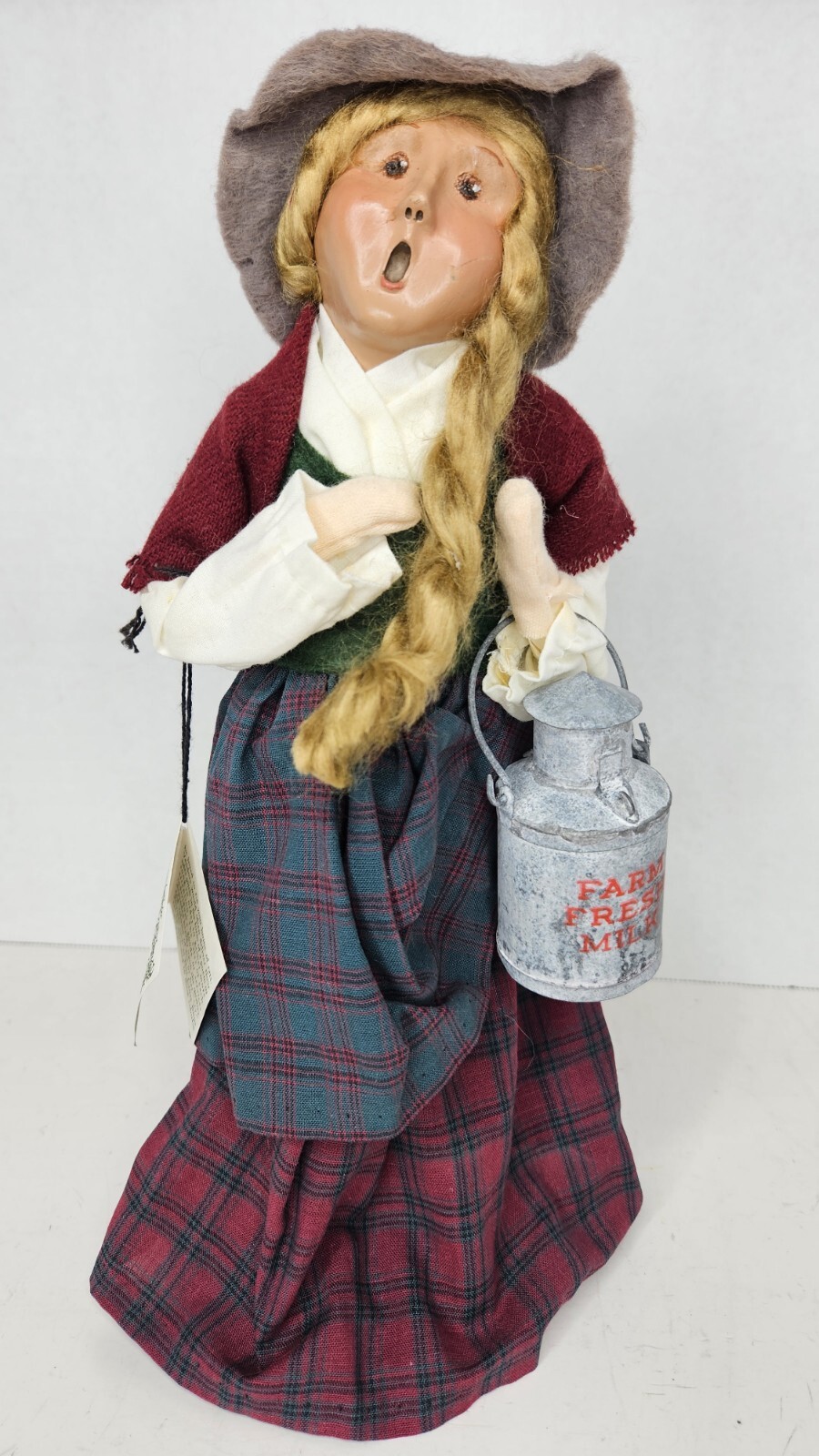 Byers Choice 1997- Cries Of London- The Carolers- Milk Maid Vendor / With Tag