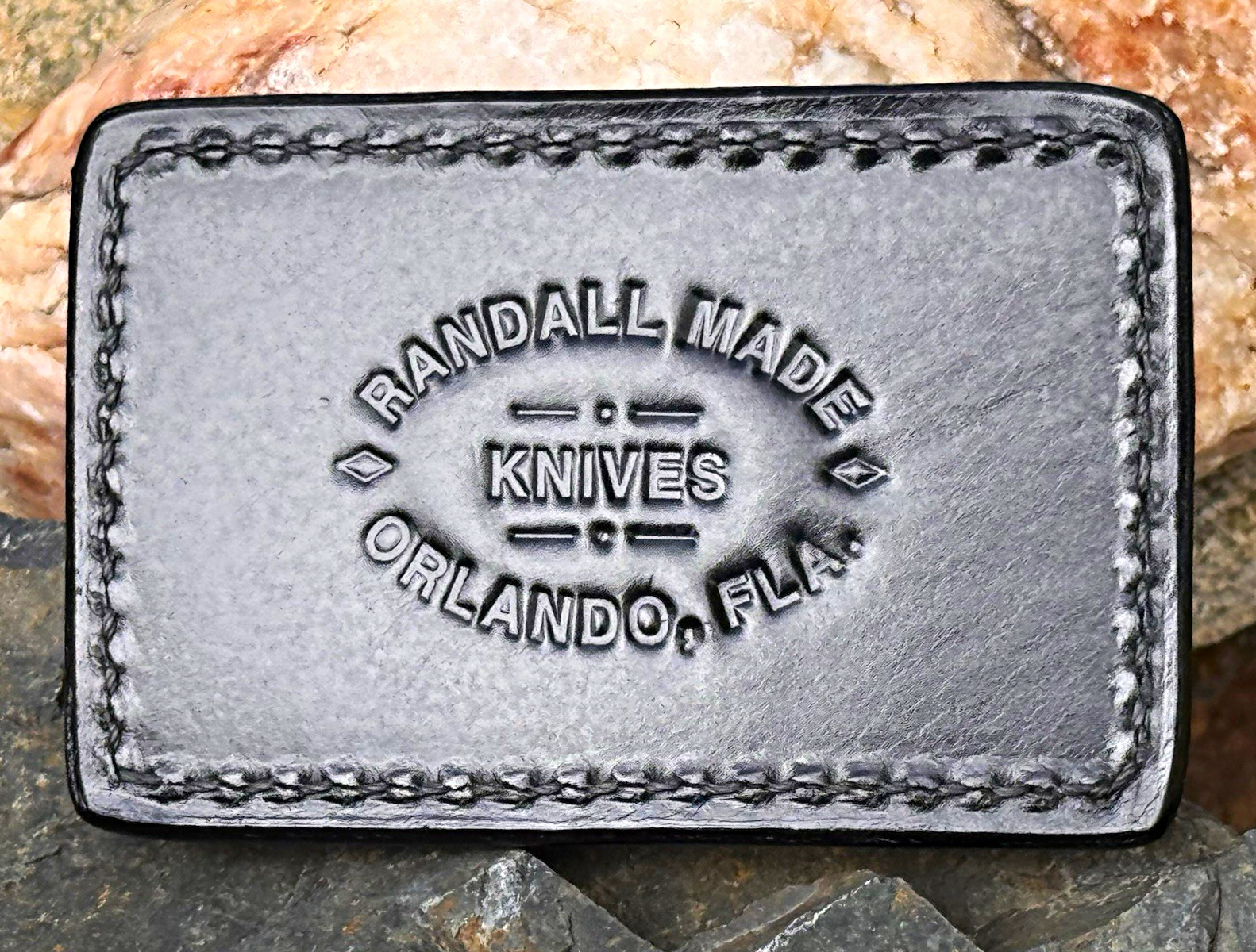 Randall Made Knives Leather Belt Buckle Vintage 2001 Sullivans Holster Gutcher