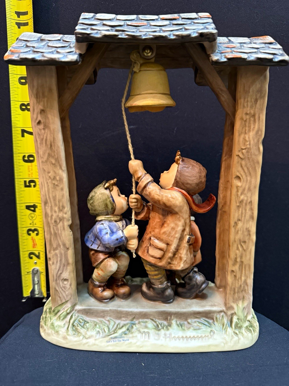 Goebel M.I. Hummel Porcelain “Let’s Tell the World” Figurine TMK6