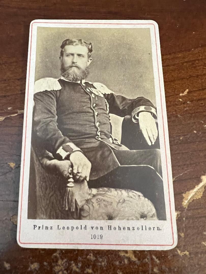 1870\'s CDV Prince Leopold von Hoenzollern