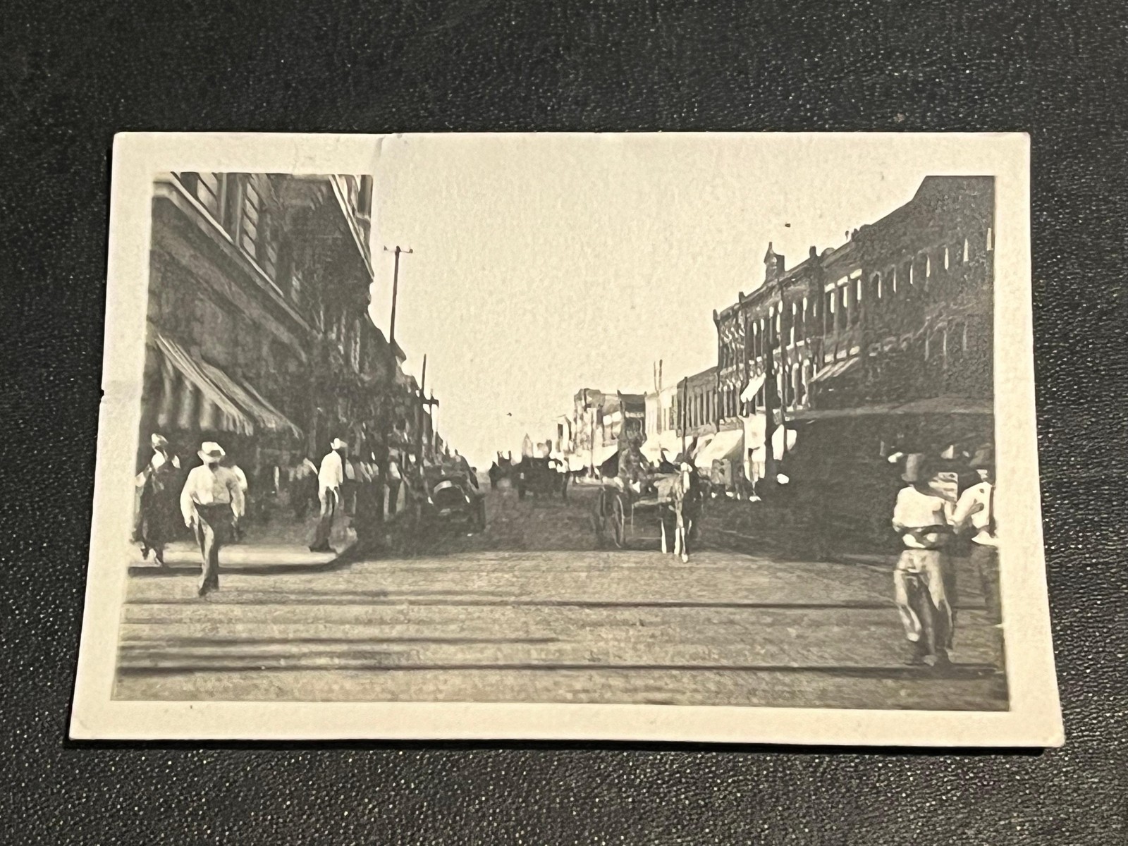 Antique 1912 Joplin Missouri Main Street Busy Street Scene Original Rare Photo