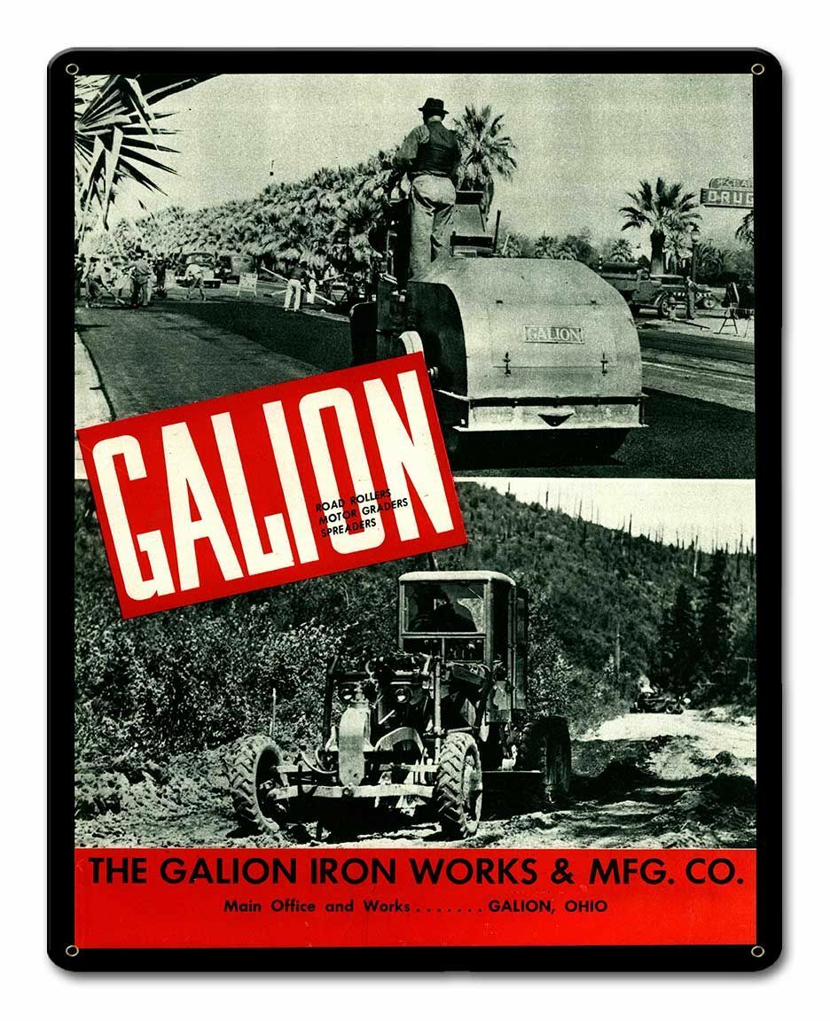GALION IRON WORKS OHIO CONSTRUCTION EQUIP 15\