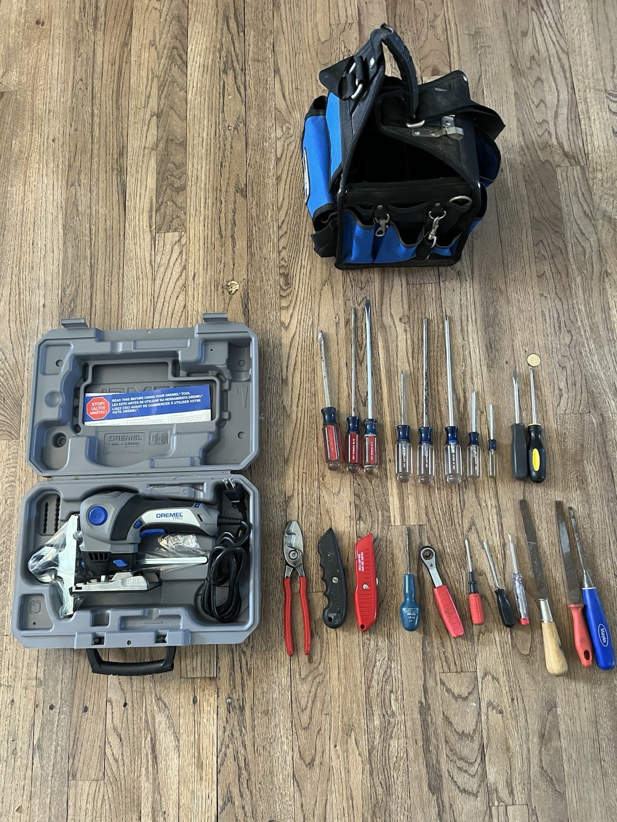 Tool Bundle Lot Craftsman Vintage Usa Made Vintage Dremel Trio 6800