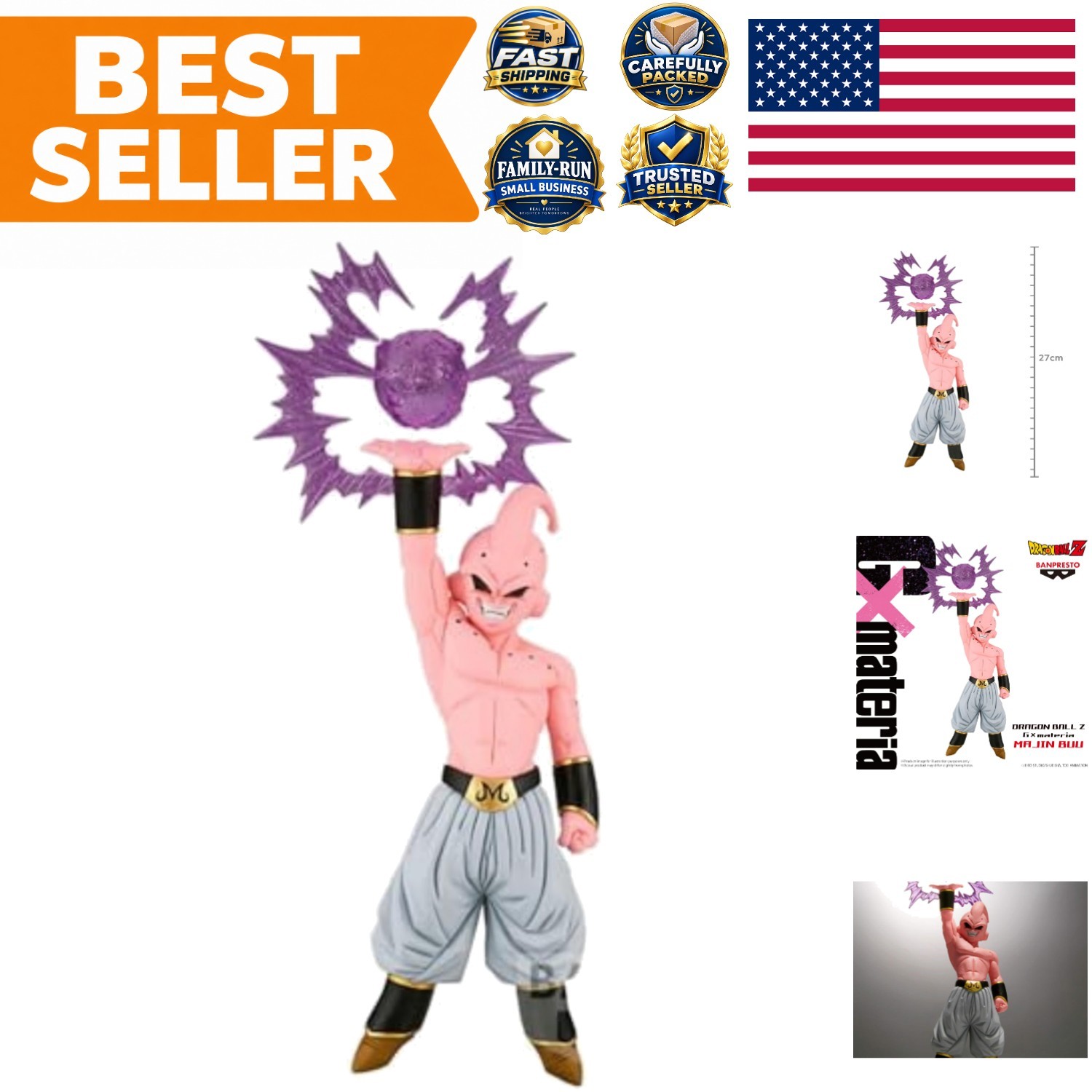 Dragon Ball Z - The Majin Buu, Bandai Spirits Gxmateria Figure Dragon Ball Z - The Majin Buu, Bandai Spirits Gxmateria Figure