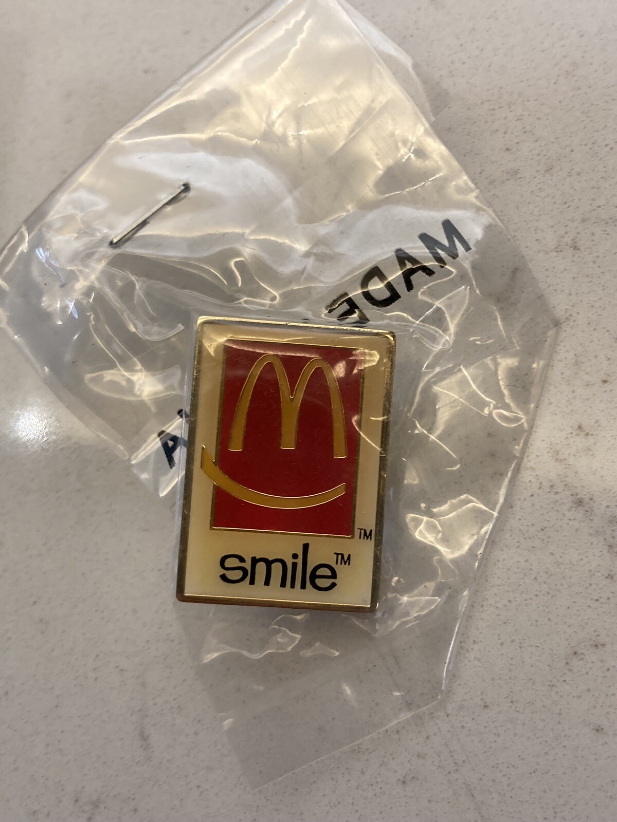 McDonald’s Vintage Smile Pin Sealed