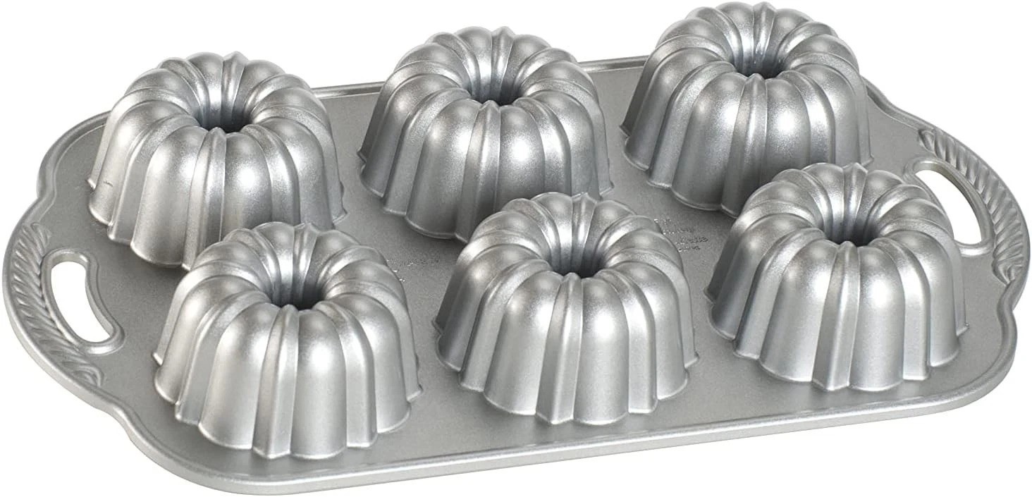 Anniversary Bundtlette, 4.5 Cup, Silver