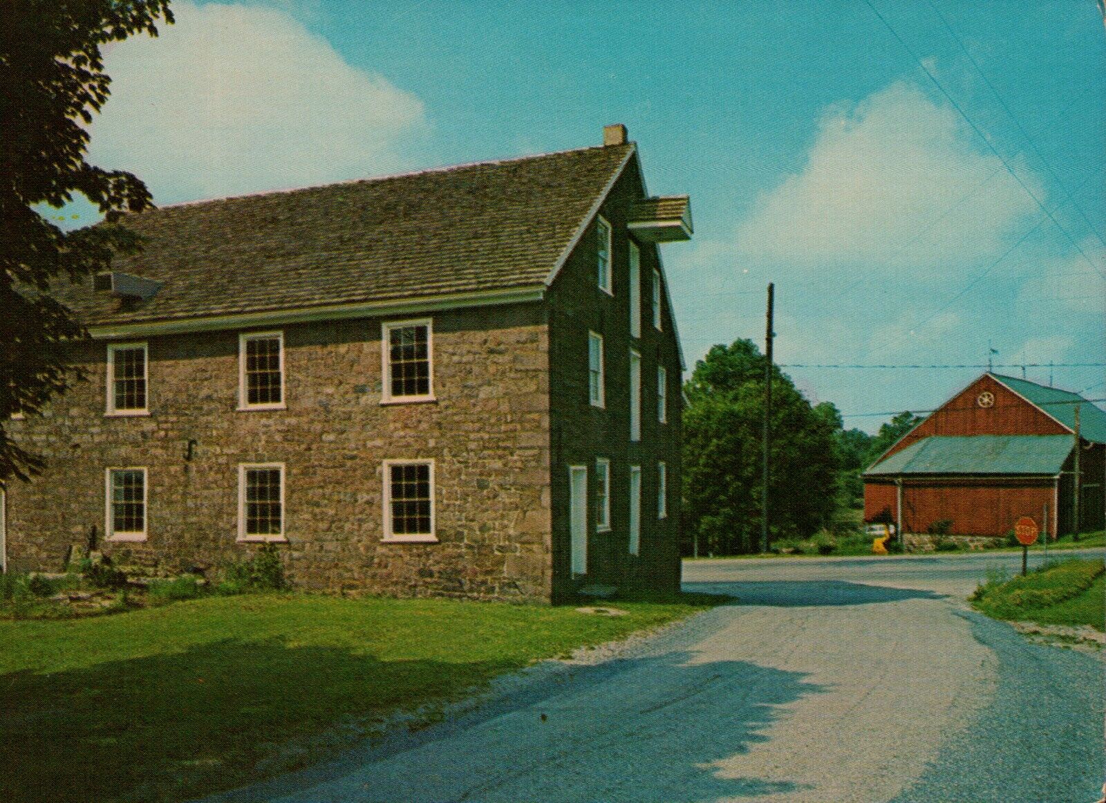 Vintage Postcard Von Niedas Mill Bowmansville Penna 17507 Henry Von Nieda Mill