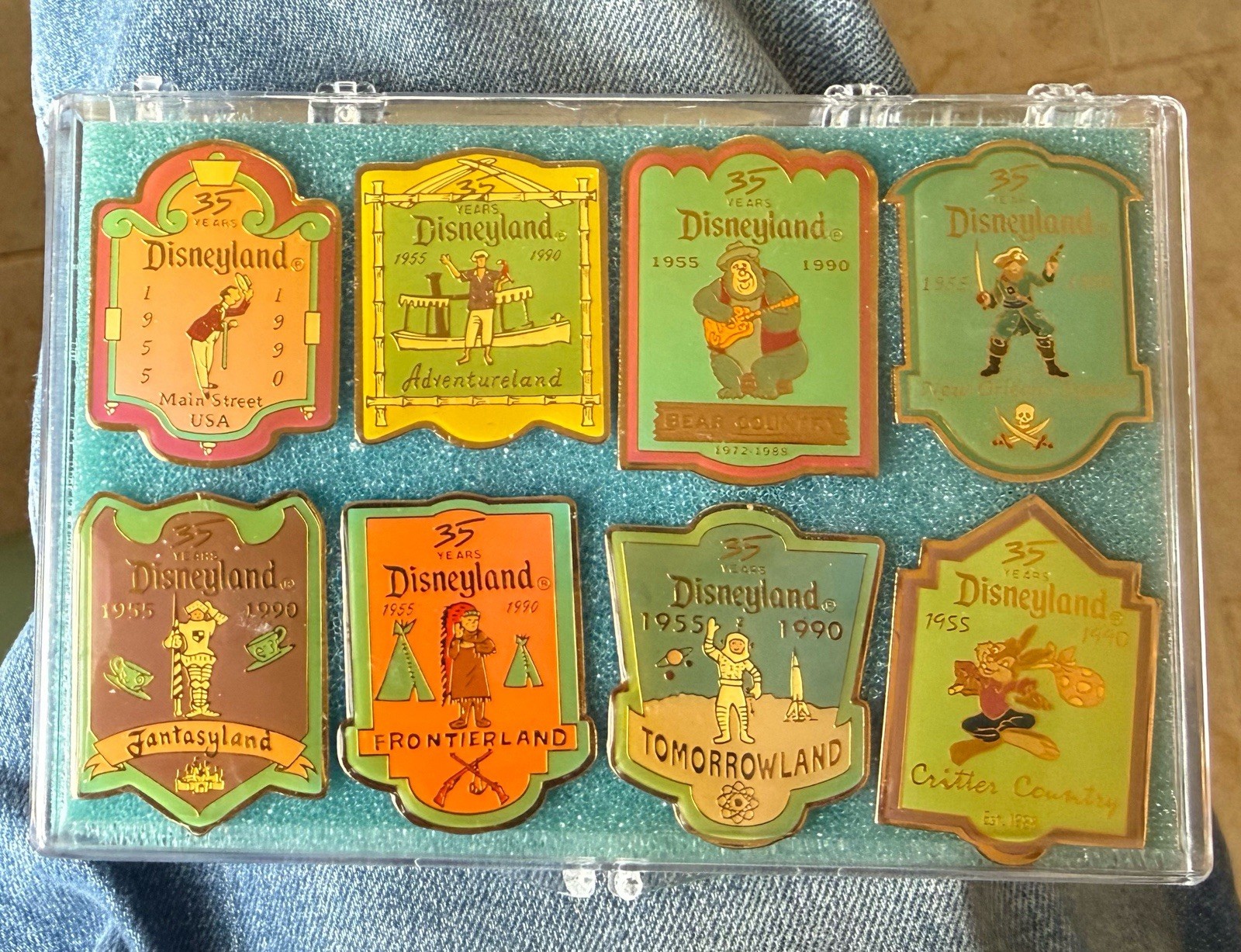 Disneyland 35th Anniversary Cast Member Pin Set