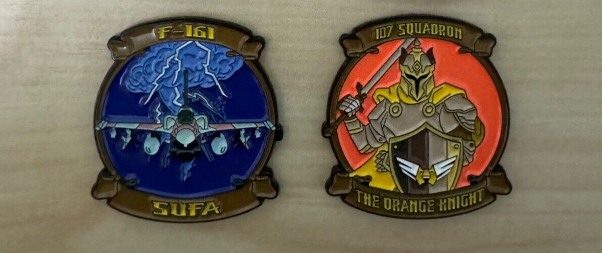 Israeli Air Force F-16i 107 Squadron challenge coin