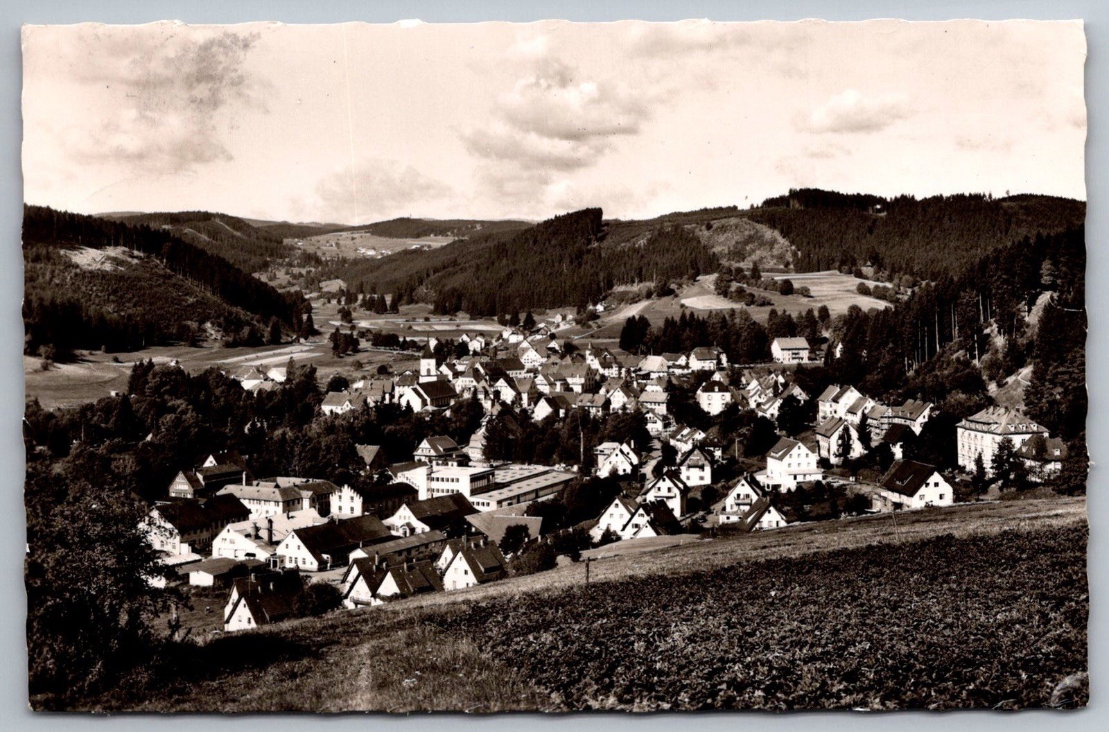 1966 Lenzkirch Schwarzwald Germany Real Photo Postcard