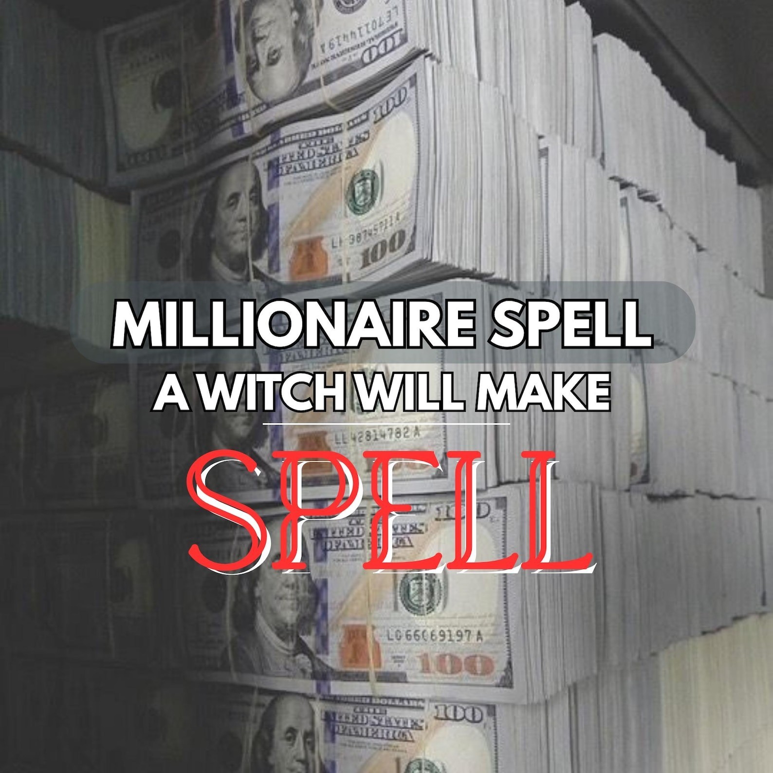 Millionaire Witch’s Wealth Spell - Instant Money Attraction Ritual