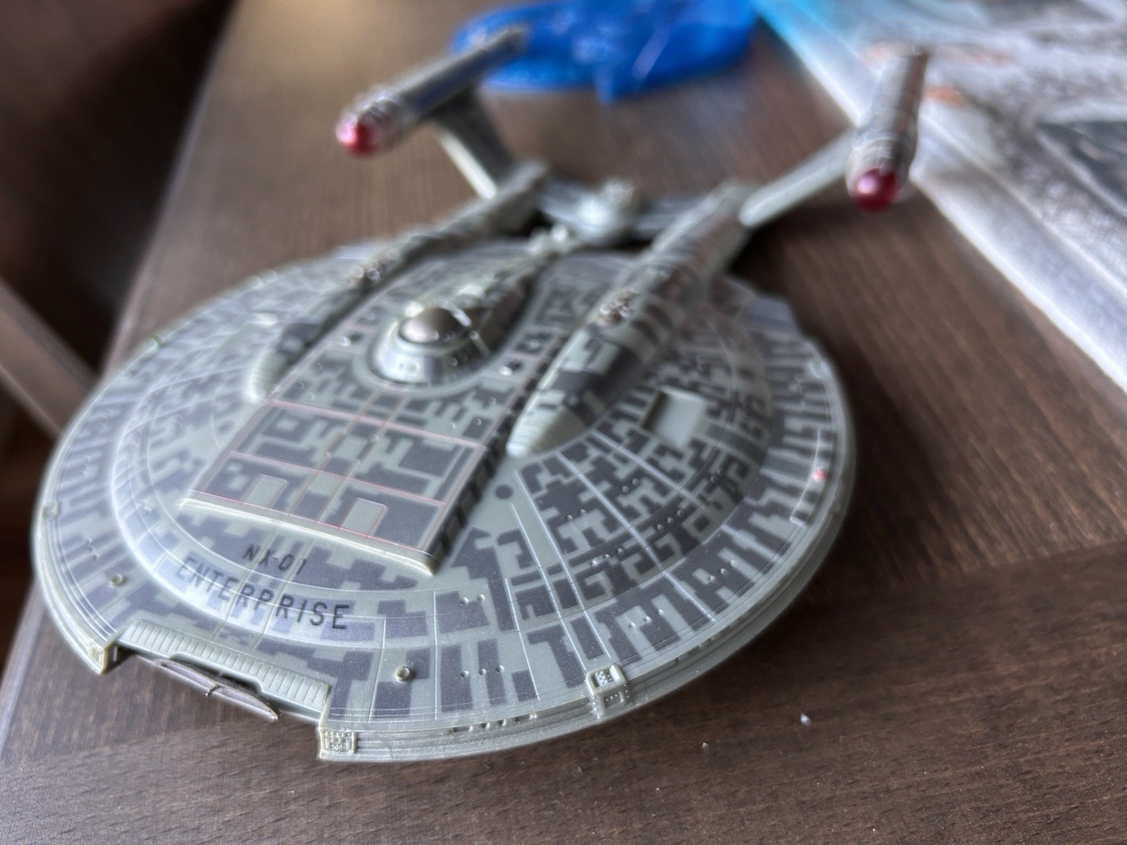 Vintage 2002 Art Asylum Star Trek Enterprise NX-01 Starship Lights Sound Works