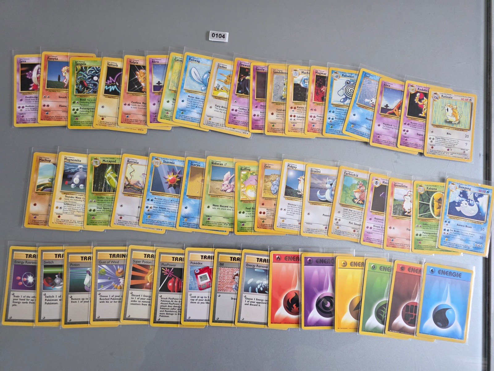 1998 WOTC Pokemon 50x Base Set Collection English Excellent