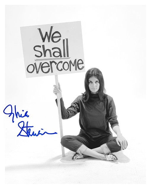 Gloria Steinem 8x10 Autograph Photo Reprint Political Feminist Signed
