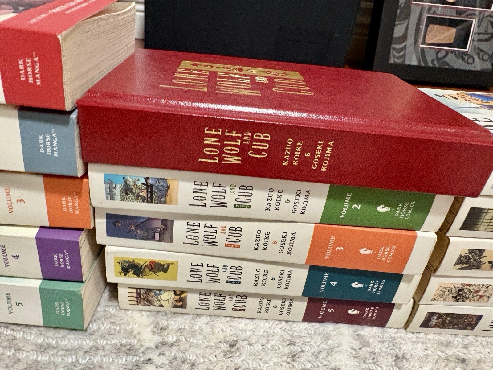 Lone Wolf & Cub  NM Set Complete books #1-28 Rare Red Leather Book 1 & More