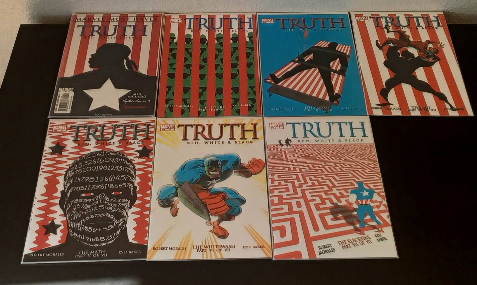 Truth Red White & Black Complete #1-#7 1st Isaiah Bradley Captain America VG++