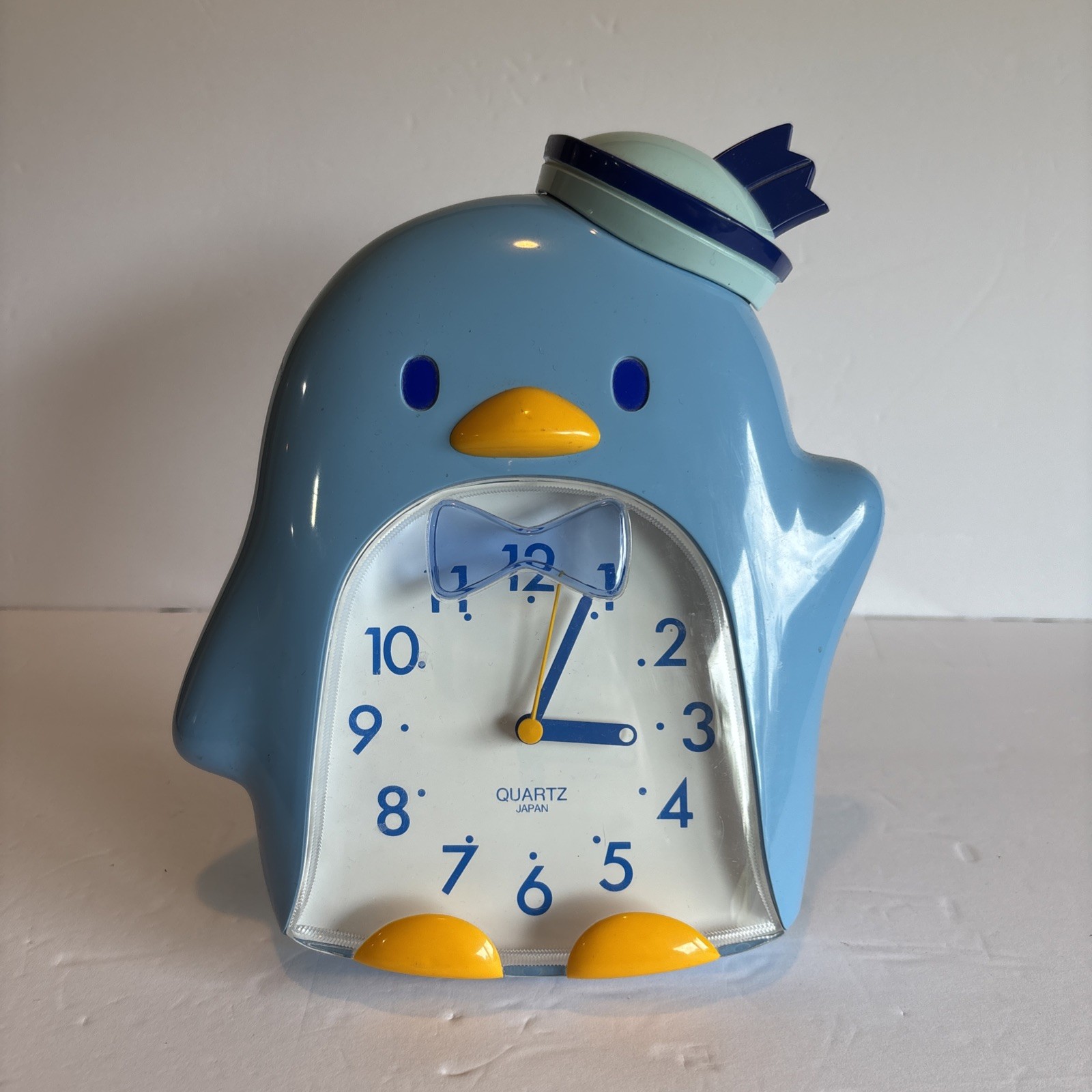 Vintage 1979 Sanrio Tuxedo Sam Wall Desk Clock Character Decor Not Working Vintage 1979 Sanrio Tuxedo Sam Wall Desk Clock Character Decor Not Working