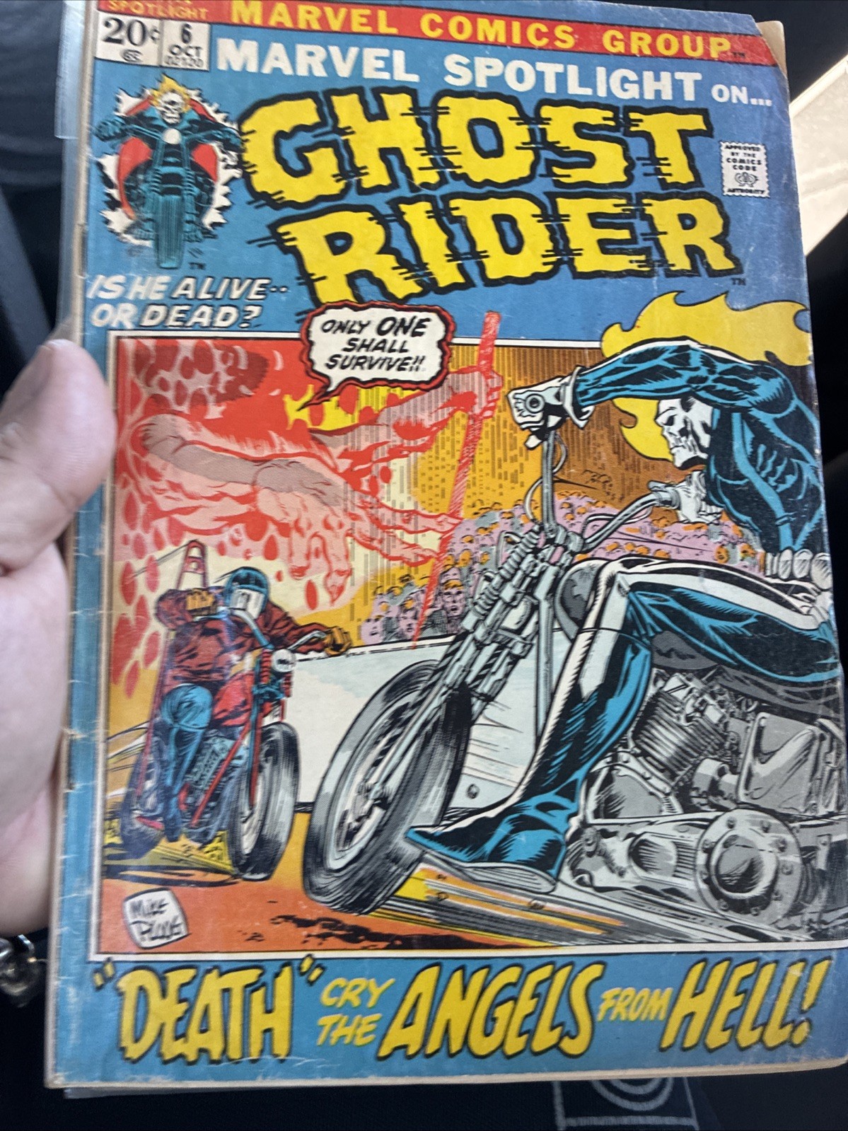 Marvel Comics Ghost Rider #6 Hells Angels Cover