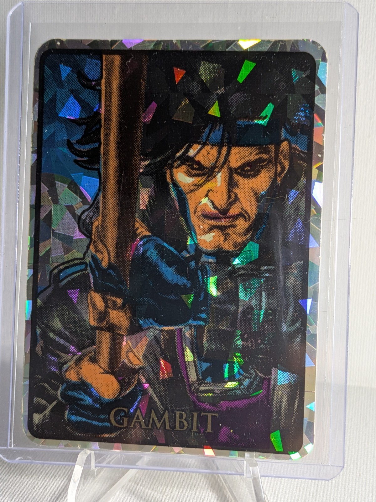 RARE Vintage 1992 Marvel Gambit Unlicensed Vending Machine Sticker