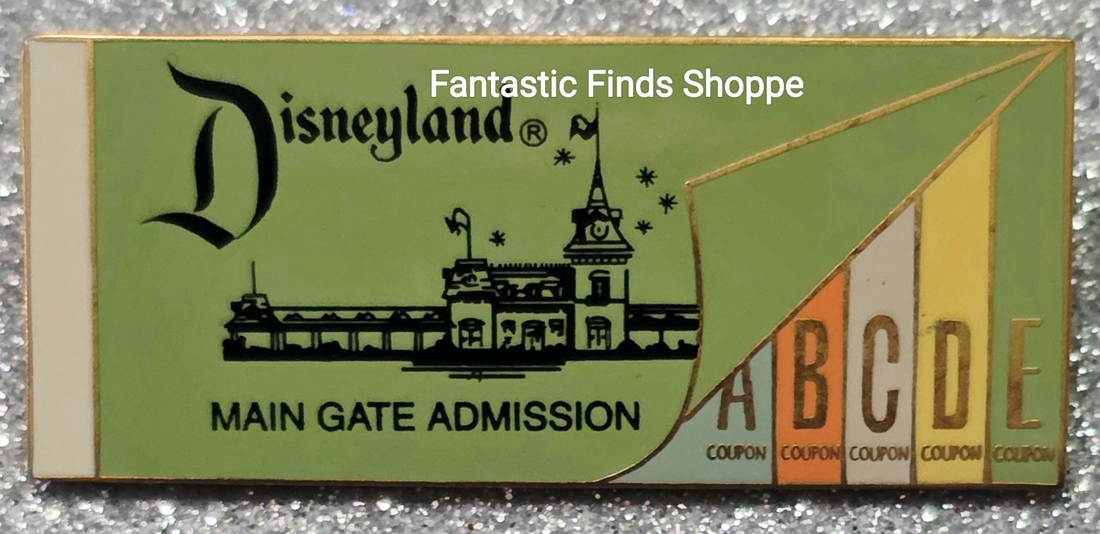 Disney Cast Exclusive Disneyland Ticket Book LE 2000 Pin