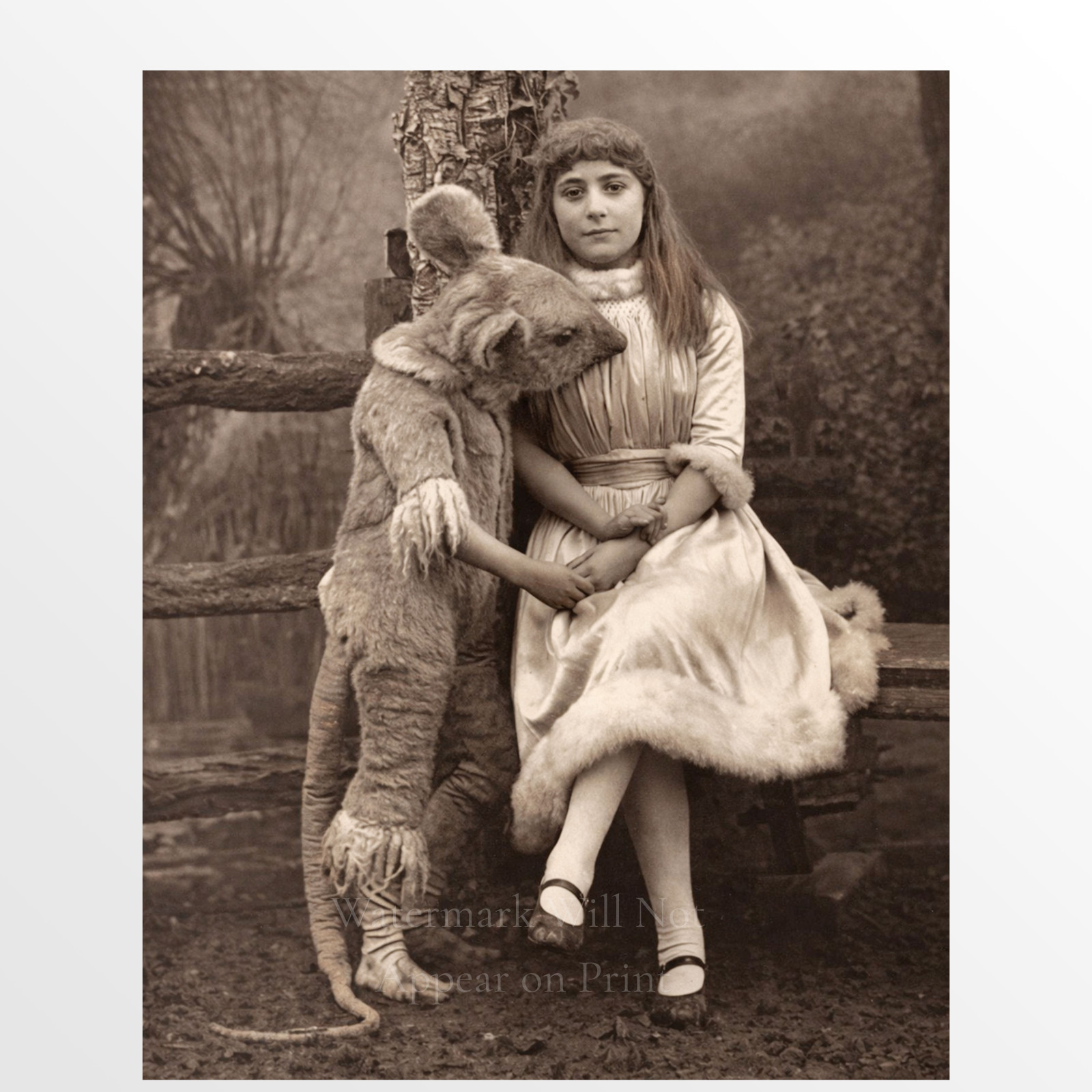 Phoebe Carlo Alice in Wonderland 1887 Photo Print - Stage Actress Portrait
