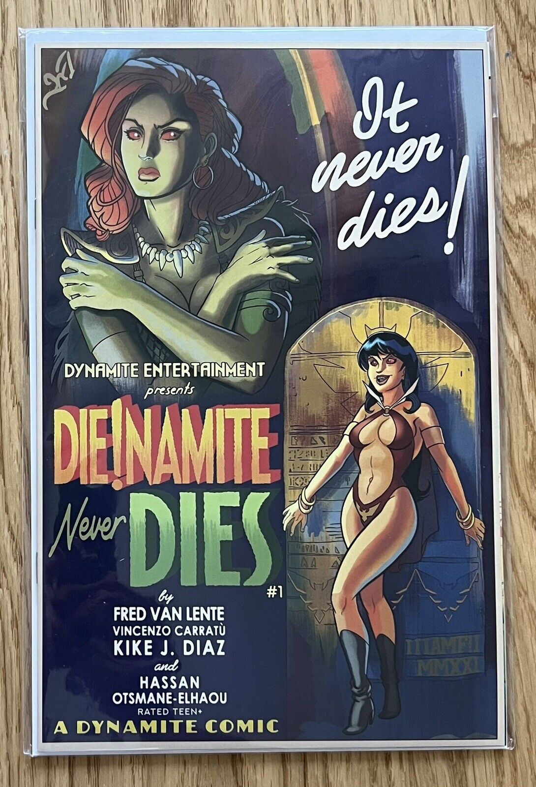 DIENAMITE NEVER DIES #1  - Tony Fleecs- First Printing - Cover