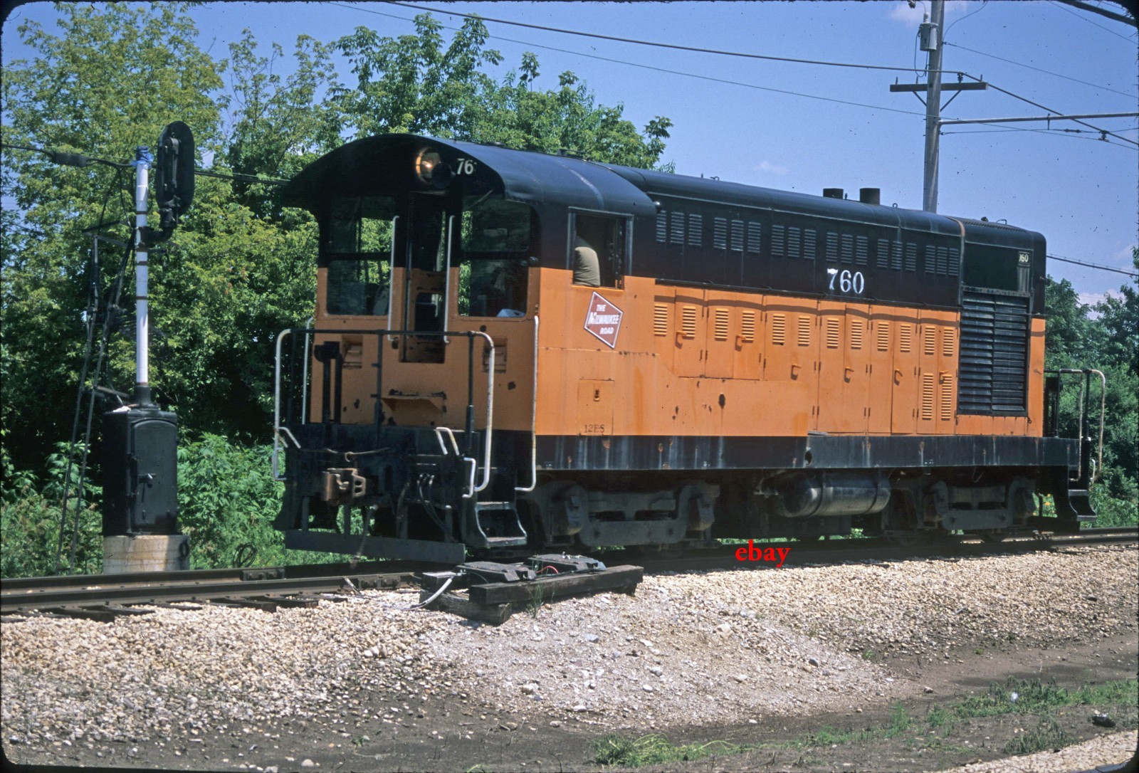 DI Milwaukee Road 760  - Original Slide - IRM